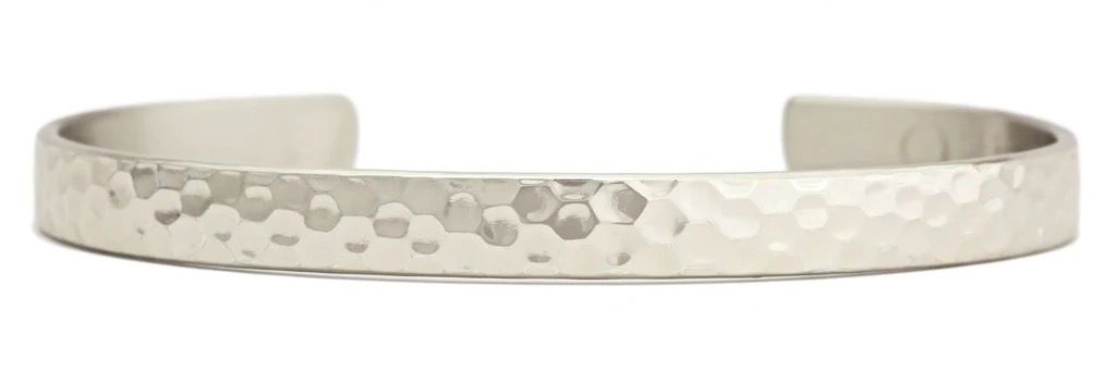 Textured Silver Cuff