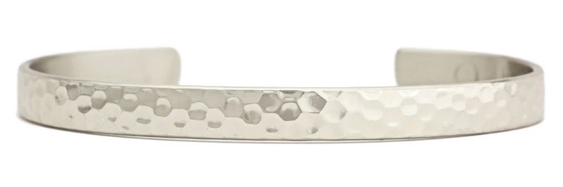 Textured Silver Cuff