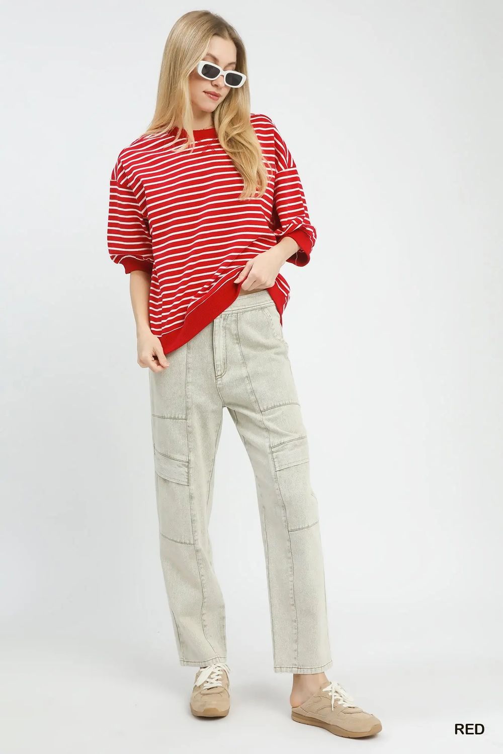 Striped Pullover Top