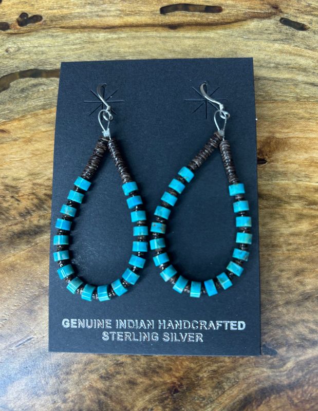 Turquoise Teardrop Earrings