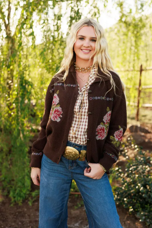 Nanas Rose Garden Sweater