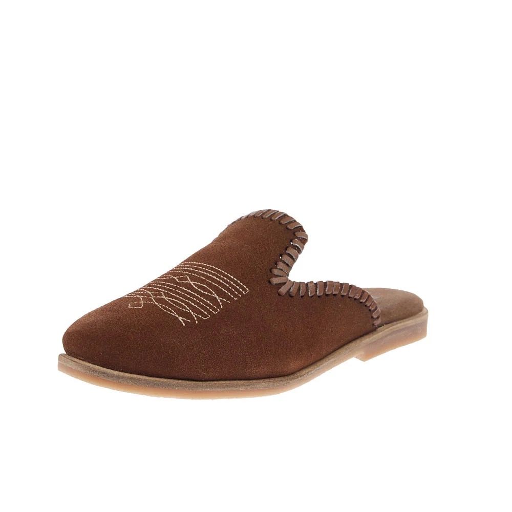 Roper Brown Suede Mule
