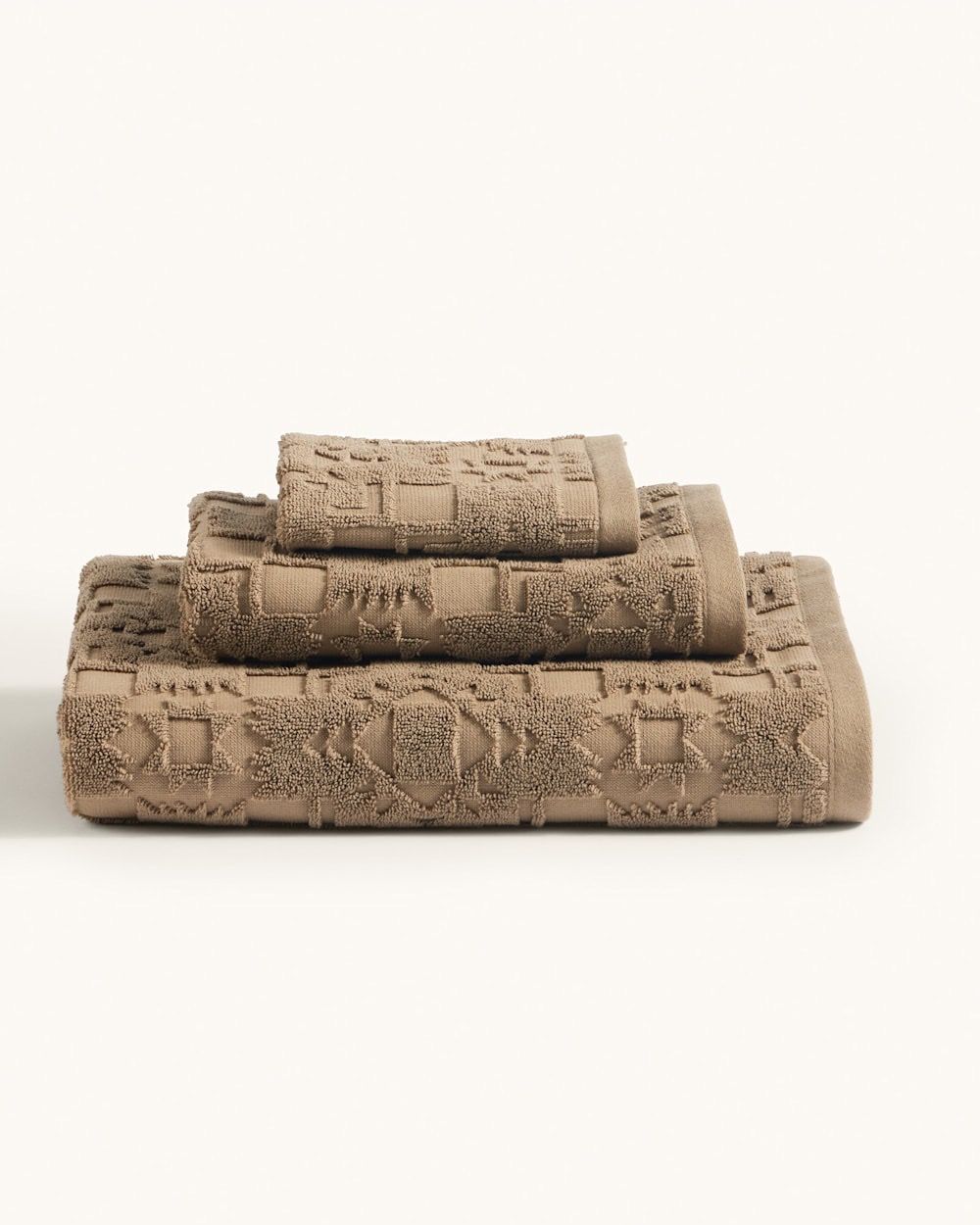Sculpted Towel Set - Stone