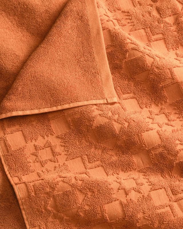 Sculpted Towel Set - Persimmon