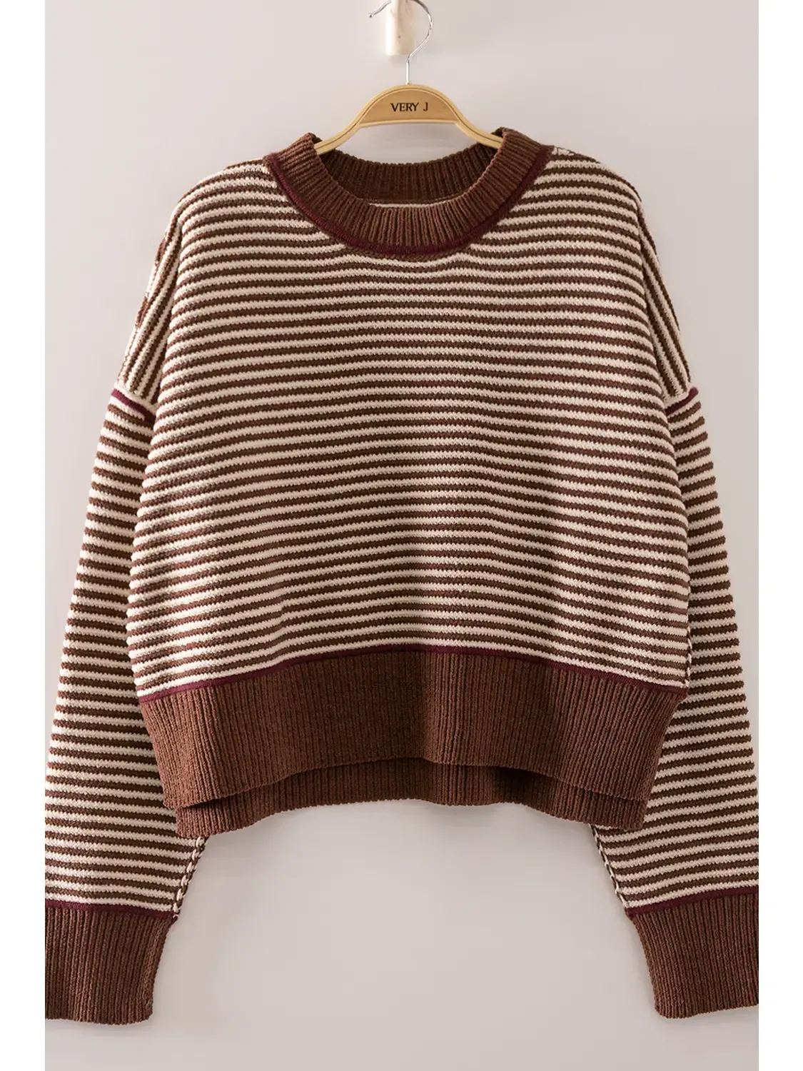 Chocolate Stripe Sweater