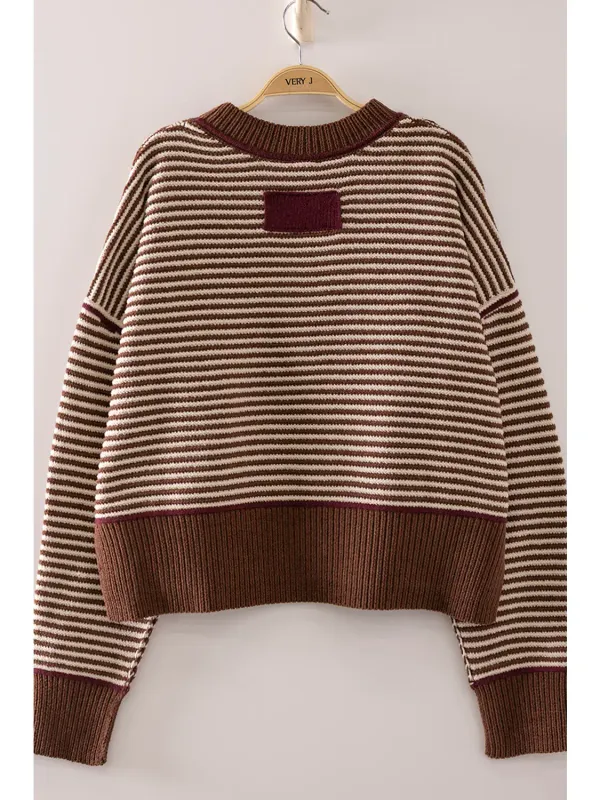 Chocolate Stripe Sweater