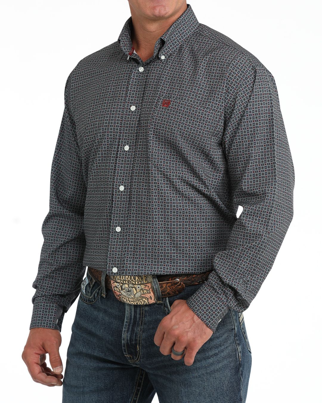 Cinch Mens Arenaflex Long Sleeve Button Down