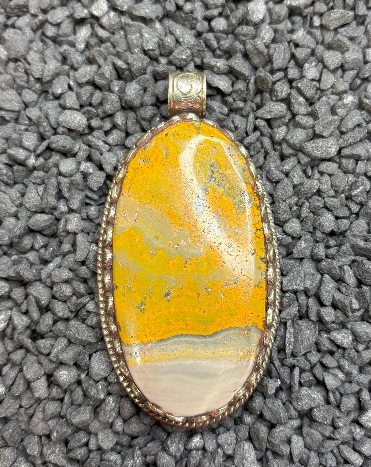 Bumblebee Jasper Pendant