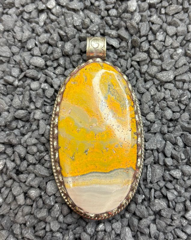 Bumblebee Jasper Pendant