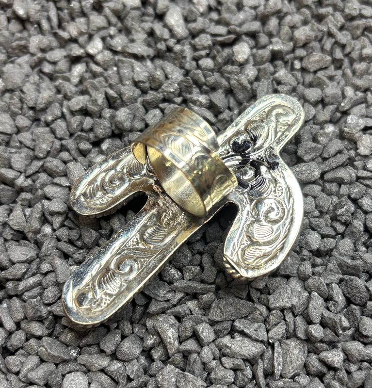 Cactus Ring/Scarf Slide