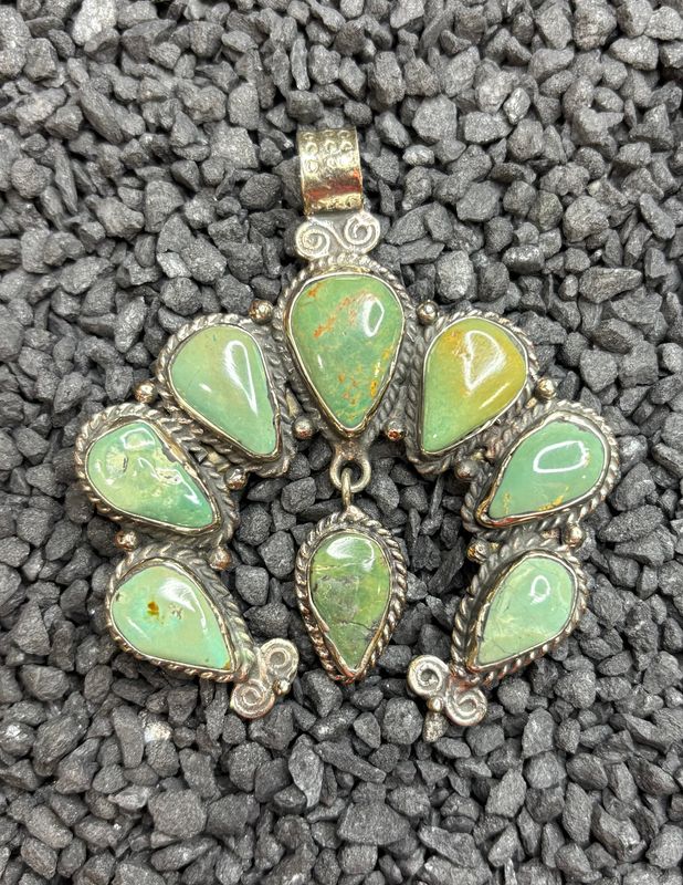 Turquoise Naja Pendant