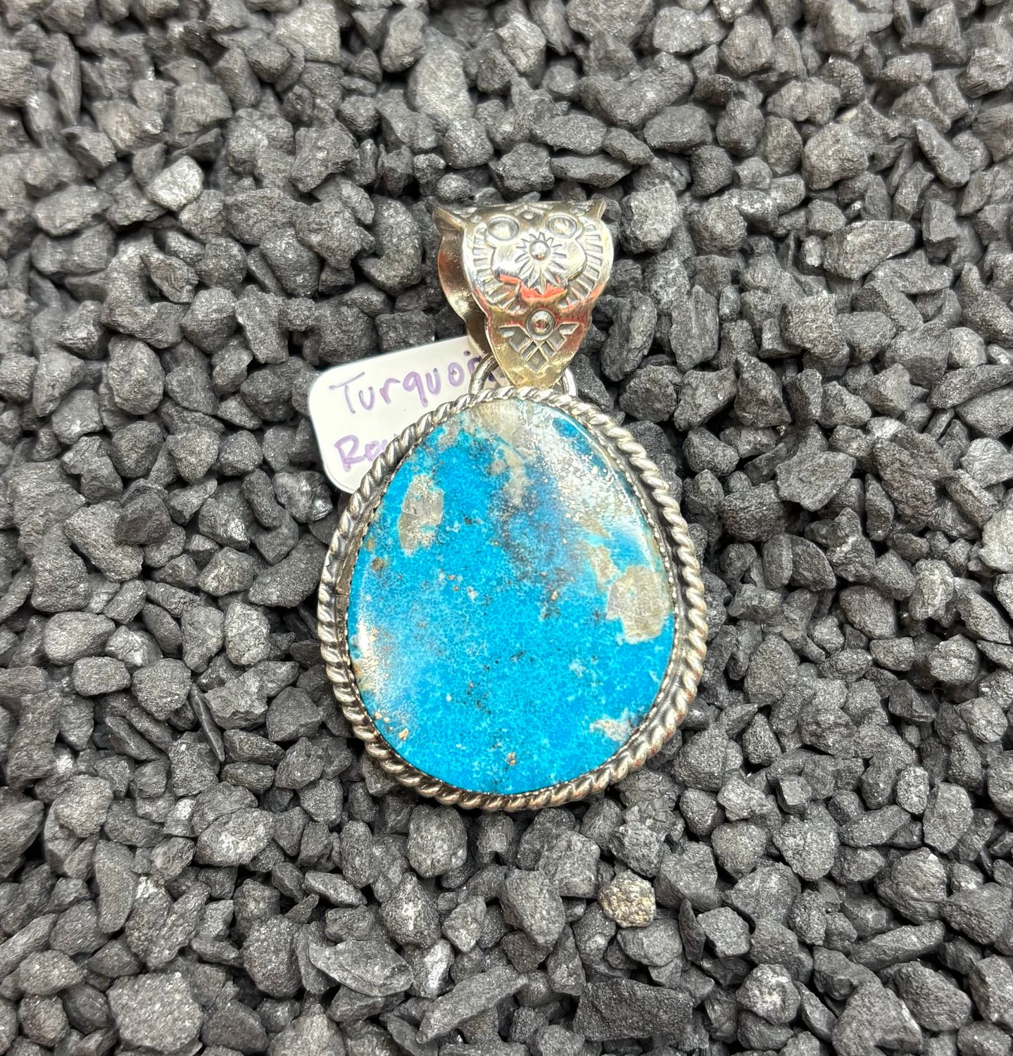 Turquoise Round Pendant