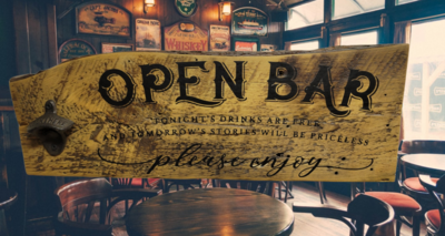 The Rustic Bar Sign