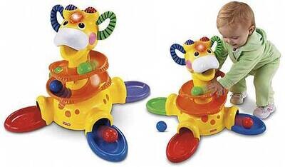Игрушки Fisher Price Игровая стойка &quot;Веселый жираф&quot; — 9-0048