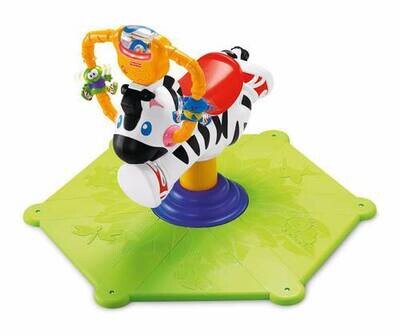 Игрушки Fisher Price Развлекательный комплекс "Веселая зебра. Качайся и крутись." 1-3 года — 9-0037