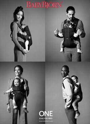 Эргорюкзаки Babybjorn One №2 серый — 9-0448