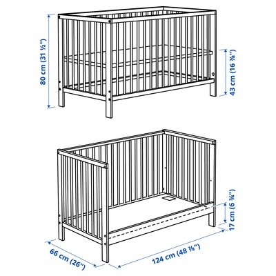 Кроватки ikea GULLIVER — 9-0434