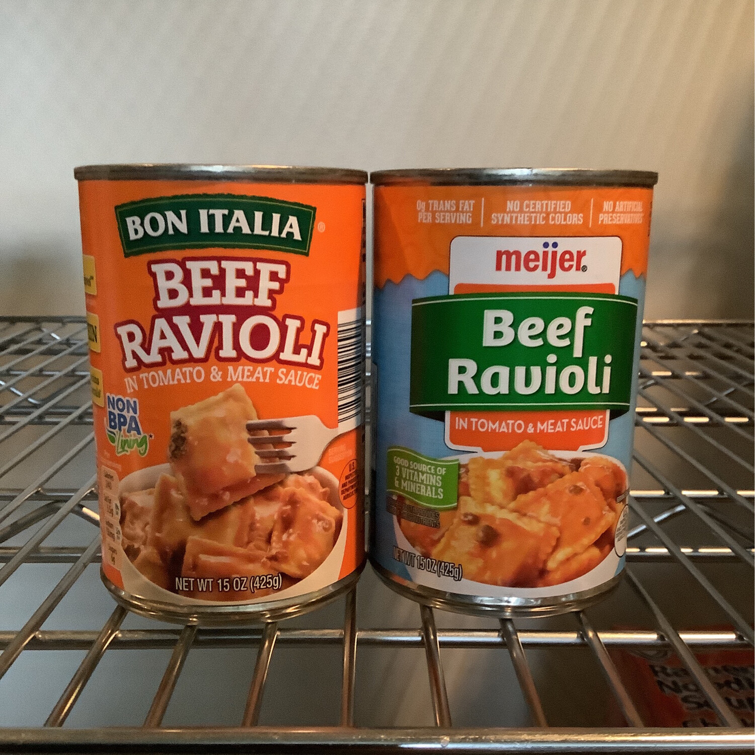 Canned Pasta Beef