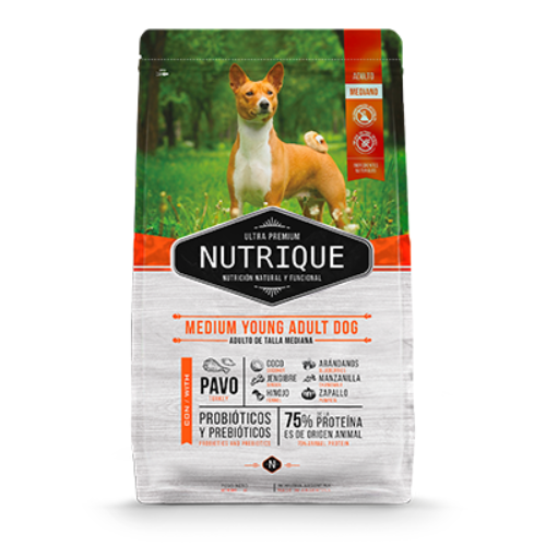 Nutrique Medium Young Adult Dog  12 + 3 Kg