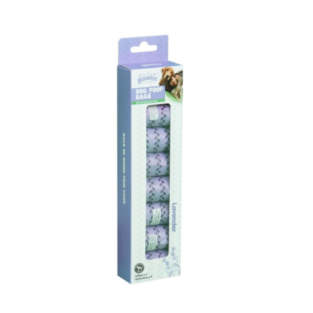 Pawise Poop Bags Lavander Scent-8 Rolls-15 Bags