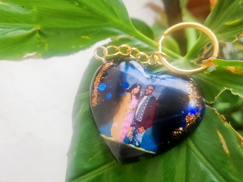 ❤Shaped Photo Keyrings