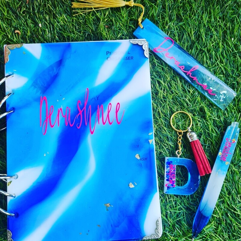 Journal set with ,pen, keyring and bookmark