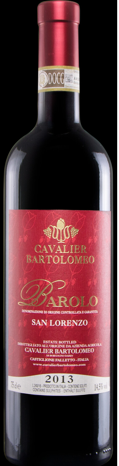 Barolo Docg SAN LORENZO Cavalier Bartolomeo 2016