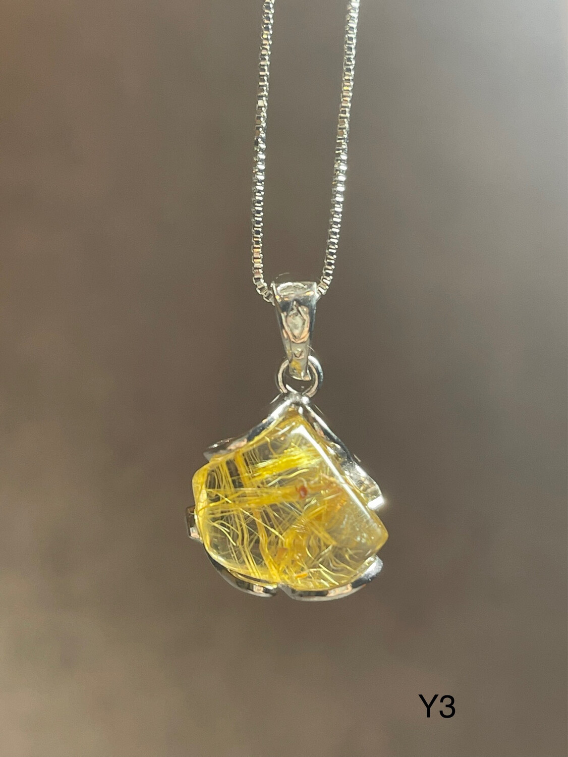 Y3 金鈦晶吊墜