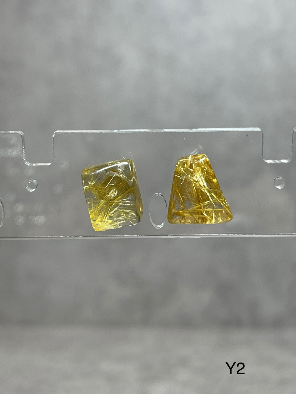 Y2 金鈦晶耳環