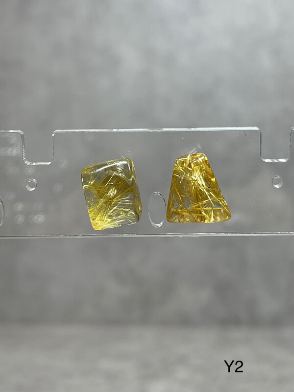 Y2 金鈦晶耳環