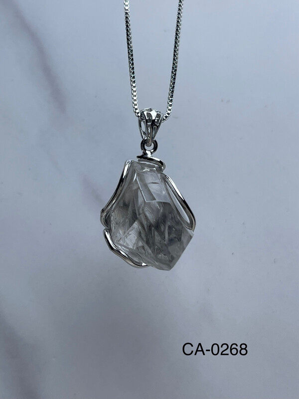#CA-0268黑銀鈦吊墜