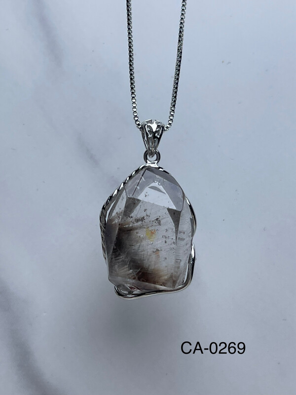 #CA-0269黑銀鈦吊墜