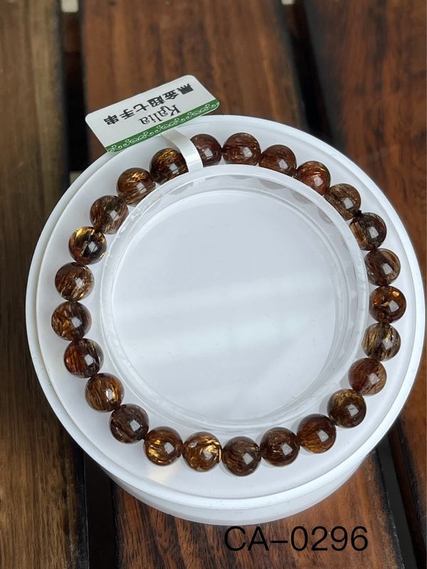 CA-0296黑金超七手串 Black gold super seven