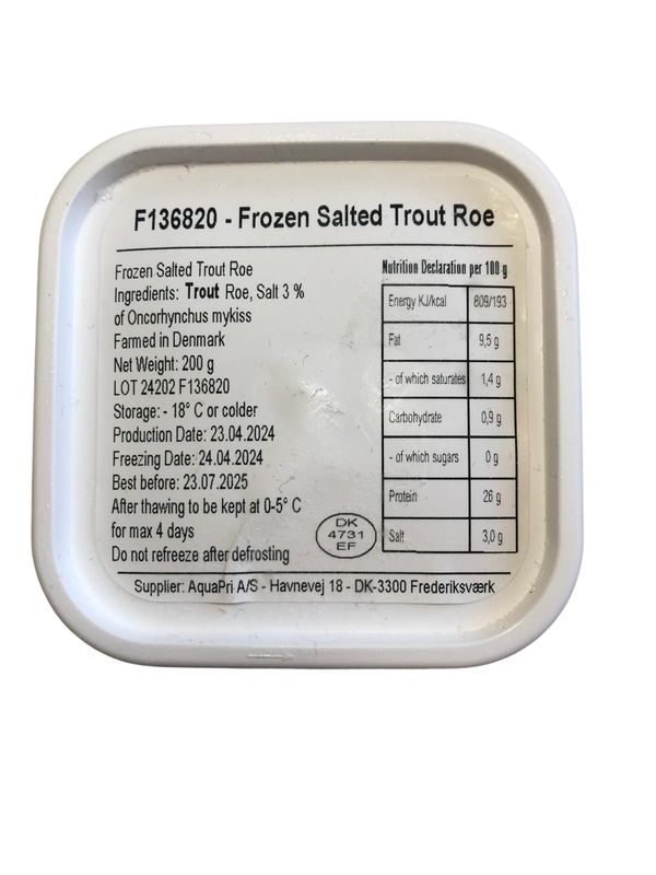 Икра форели 200 г.