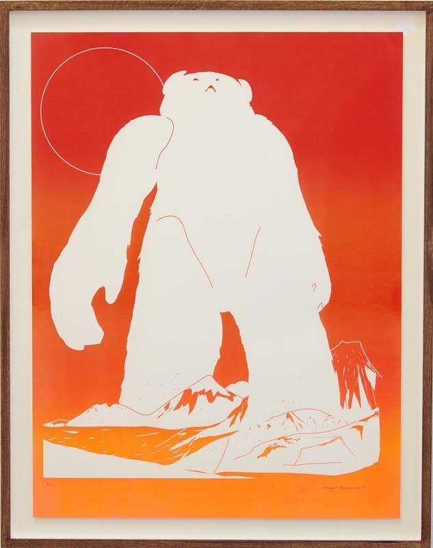 'Gradient Yeti' Screenprint in 5 colourways