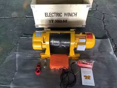 ​Boltz 2 Ton 5.3 HP 3 Phase KCD Electric Winch with 11 mm Wire Rope (50 Meter)
