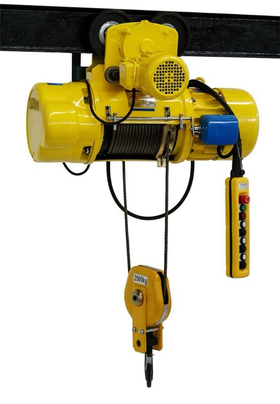 Electric Rope Shuttle 3 Ton CD1 3 Phase Electric Wire Rope Hoist, 9 meters & 13 mm Wire Rope ...
