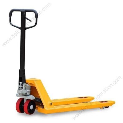 Boltz 3 Ton Hydraulic Hand Pallet Truck with PU Wheel 1200×550 mm Fork  Made in India