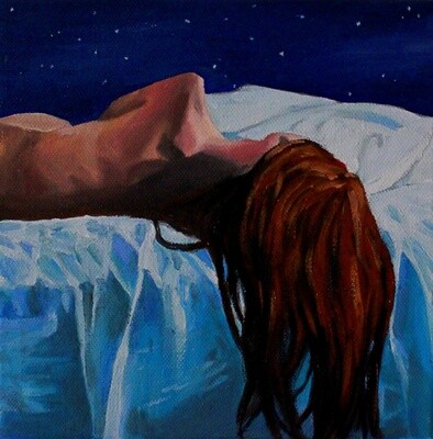 &#39;La mujer de las nieves&#39;, Oil on canvas, 2021