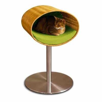 RONDO STAND Rattan Katzenbett