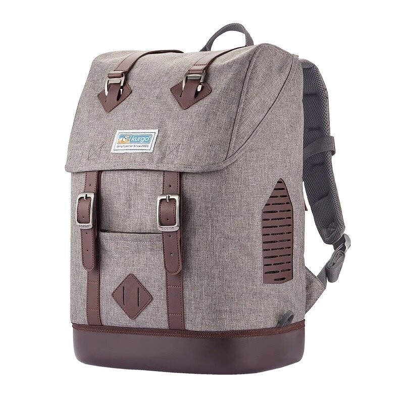 kurgo K9 Rucksack für Katzen und kleine Hunde, Farbe: grau