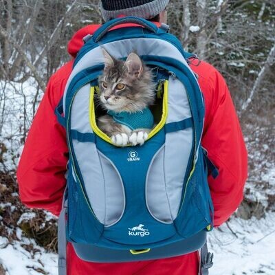 kurgo G-Train Rucksack für Katzen und kleine Hunde