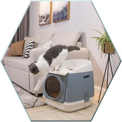 Katzentoilette Cat Residence grau