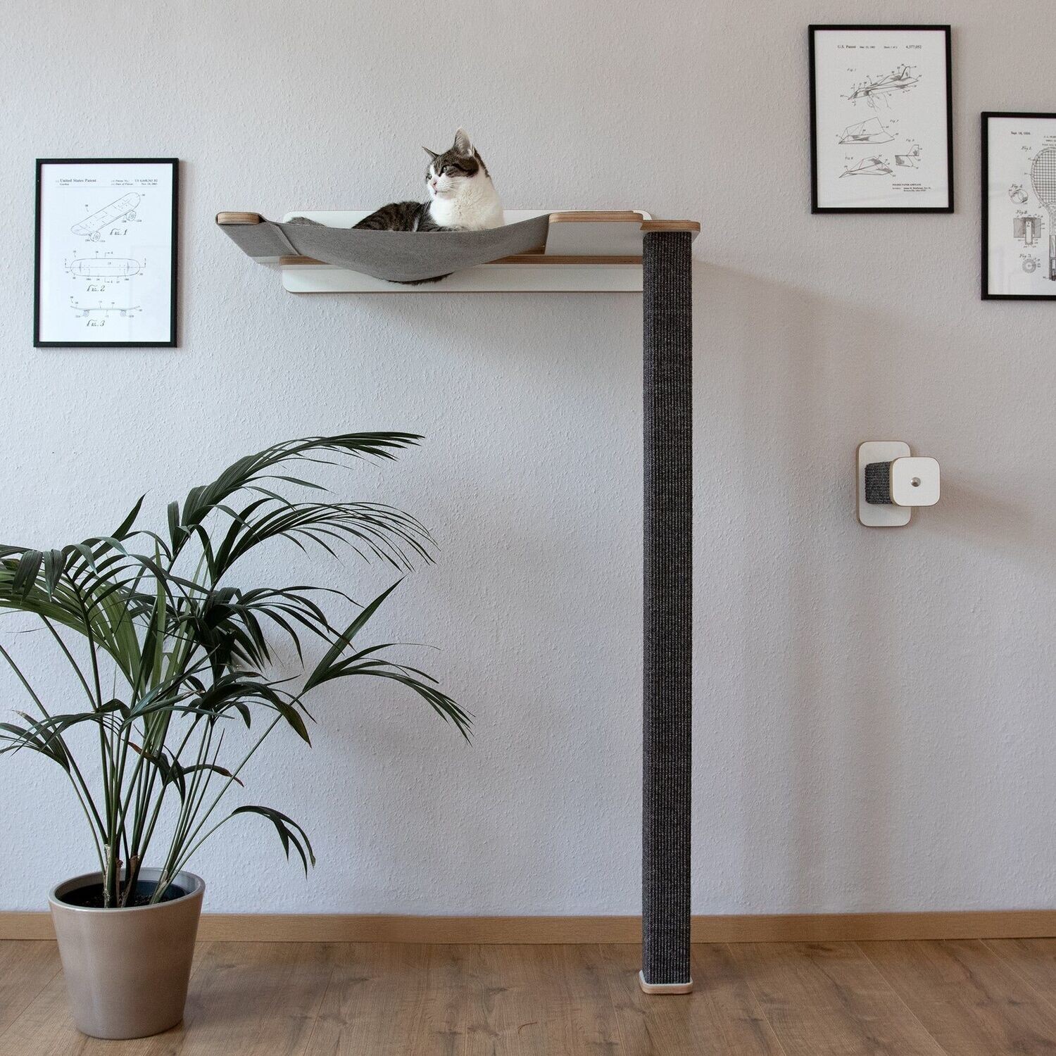 katzenart Cliffhänger Klettersäule mit Hängematte katzenart Cliffhänger Klettersäule mit Hängematte