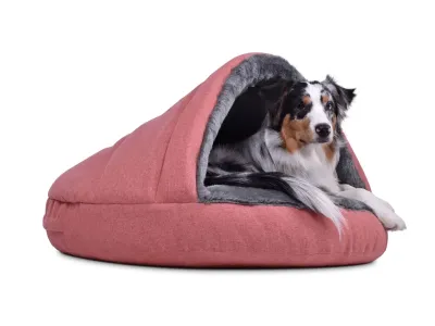 mypado Shell Fake Fur Hundehöhle inkl. Dachstabilisation