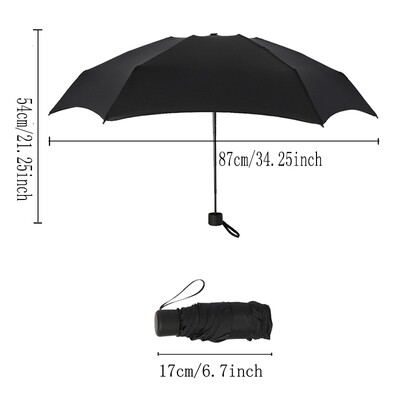 Mini black mobile Umbrella