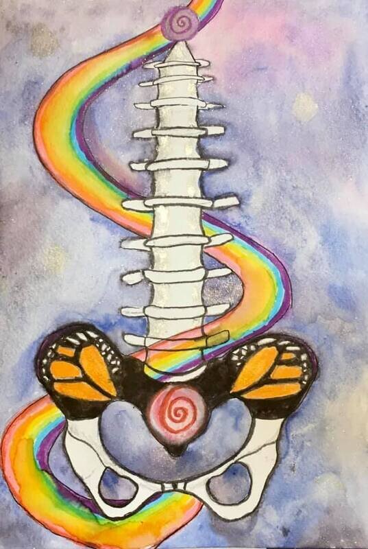 &quot;Transmute&quot; A4 original watercolour