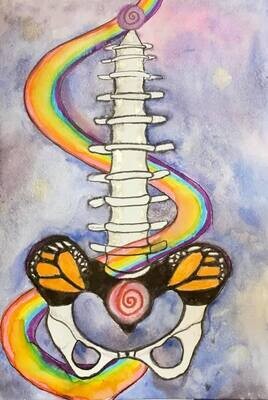 &quot;Transmute&quot; A4 original watercolour