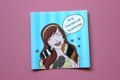 Plans with guinea pigs- Sticker