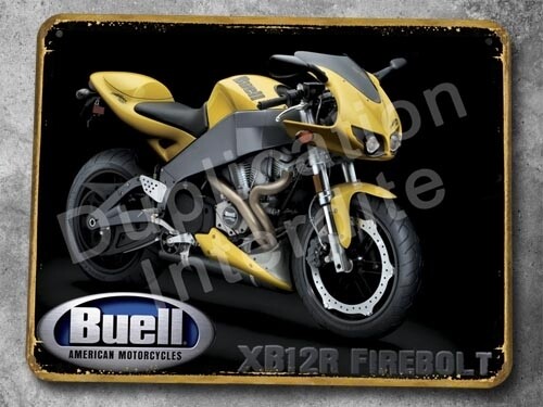 Plaque métal vintage Buell